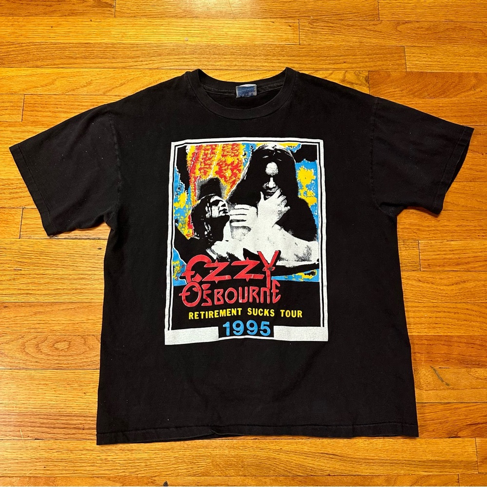 1995 Single Stitch Ozzy Osborne Retirement Sucks Tour Shirt